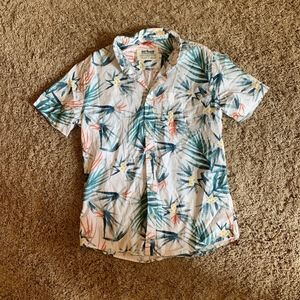 Urban Pipline Tropical Button Down Size M